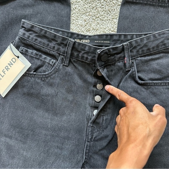 GRLFRND THE AMANDA MID RISE LOOSE BOYFRIEND JEANS - Picture 8 of 16